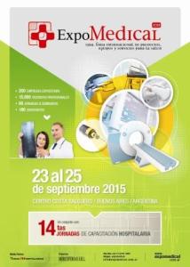 Del 23 al 25 de septiembre en Buenos Aires se reúne Expomedical y las Jornadas de Capacitación hospitalaria Del 23 al 25 de septiembre en Buenos Aires se reúne Expomedical y las Jornadas de Capacitación hospitalaria
