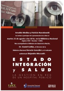 Presentación hoy del libro Estado, Integración y&nbsp;Salud