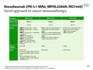 La FDA concede la revisión prioritaria a atezolizumab (Roche) para el cáncer de pulmón no microcítico La FDA concede la revisión prioritaria a atezolizumab (Roche) para el cáncer de pulmón no microcítico