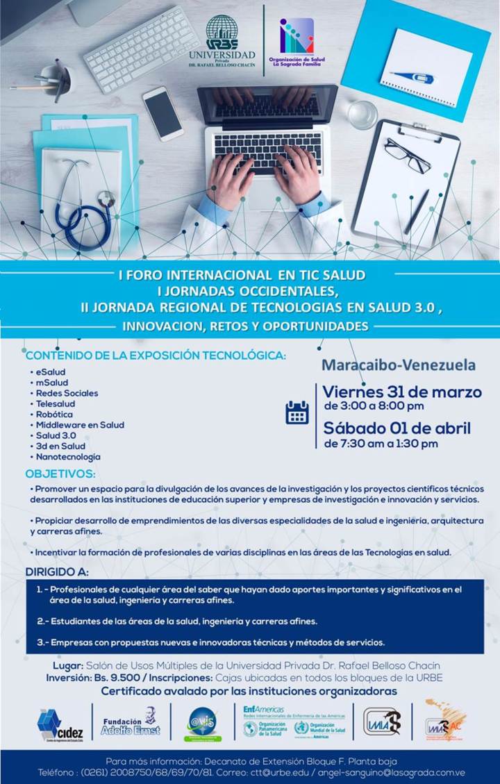 AVIS realiza encuentro de informática en salud en Maracaibo el 31 de&nbsp;marzo
